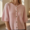 cardigan con manica 3/4 sally